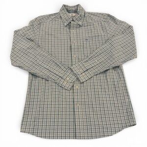 Southern Tide Long Sleeve Blue Plaid Button Down Classic Fit Shirt Size Small